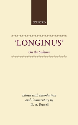 'LONGINUS' ON THE SUBLIME Edited with Introduction and Commentary