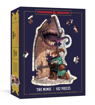 Dungeons & Dragons Mini Shaped Jigsaw Puzzle: The Mimic Edition: 100+ Piece Collectible Puzzle for All Ages