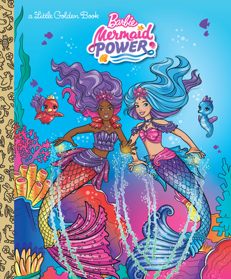Image for mermaid power barbie little golden