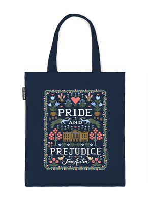 Puffin in Bloom: Pride and Prejudice Tote Bag