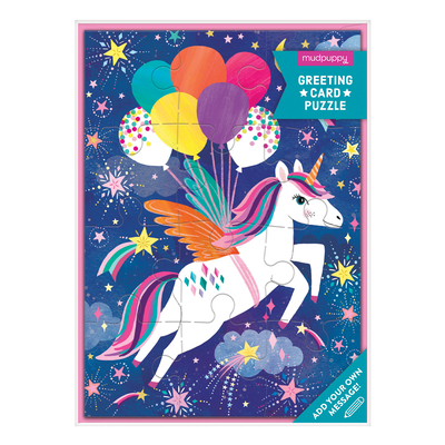 Image for Unicorn Party Greeting Card Puzzle