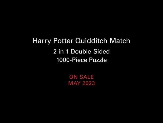 Harry Potter Quidditch Match 2-in-1 Double-Sided 1000-Piece Puzzle