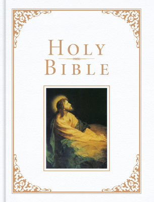 Image for KJV Family Bible, Deluxe White Bonded Leather-Over-Board, Red Letter, Pure Cambridge Text, Family Presentation Section, Keepsake, Easy-to-Read Bible MCM Type