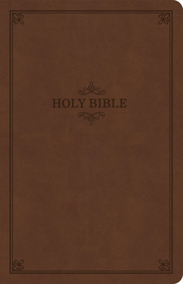 Image for KJV Thinline Bible, Brown LeatherTouch, Value Edition, Red Letter, Pure Cambridge Text, Presentation Page, Full-Color Maps, Easy-to-Read Bible MCM Type