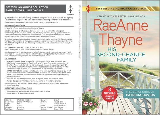 His Second-Chance Family & Katie's Redemption (Harlequin Bestselling Author Collection)