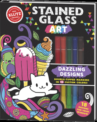 Image for Stained Glass Art: Dazzling Designs (Klutz Activity Book)