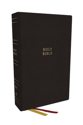 NKJV Holy Bible, Super Giant Print Reference Bible, Black Genuine ...