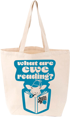 What Are Ewe Reading Barn Sheep Tote