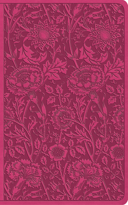 ESV Vest Pocket New Testament with Psalms and Proverbs, Red Letter (TruTone, Berry, Floral Design): Holy Bible, English Standard Version