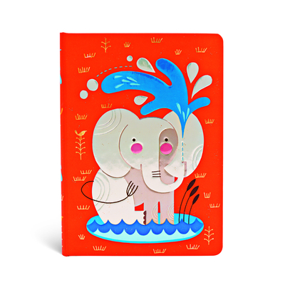 Baby Elephant Midi Lined Hardcover Journal, 176pg, 85GSM by Paperblanks (Tracy Walker's Animal Friends) (Tracy Walkers Animal Friends)
