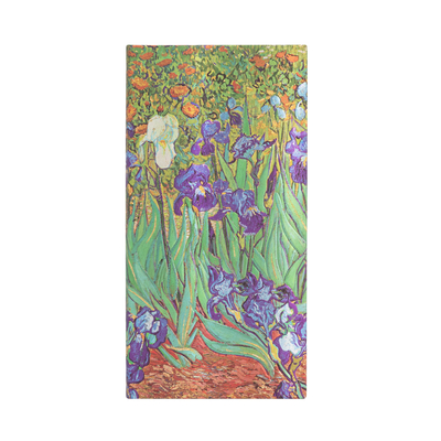 Van Gogh's Irises Slim Lined Hardcover Journal, 176pg, 85GSM, The J. Paul Getty Museum Collection by Paperblanks (Van Gogh's Irises)
