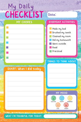 Image for Childrens Daily Checklist