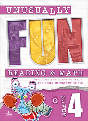 Carson Dellosa Unusually Fun Math and Reading Comprehension Grade 4 Activity Book, Puzzles, Mazes, Brain Teasers and More, Workbook With Fun Facts About Animals, Plants, Places, Anatomy and Oddities