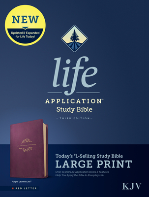 KJV Life Application Study Bible, Third Edition, Large Print (LeatherLike, Purple, Red Letter)