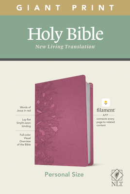 Image for NLT Personal Size Giant Print Holy Bible (Red Letter, LeatherLike, Peony Pink): Includes Free Access to the Filament Bible App Delivering Study Notes, Devotionals, Worship Music, and Video