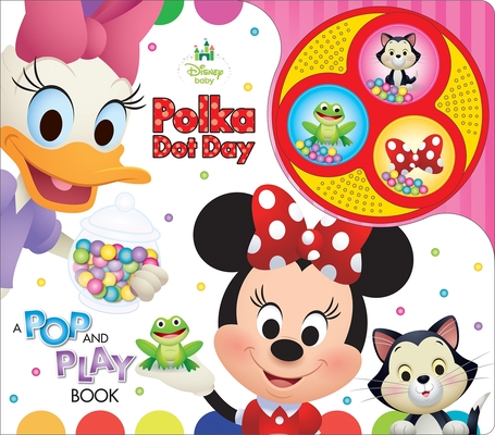 Disney Baby - Minnie Mouse and Daisy's Poka Dot Day - Popping Button Sound Book - PI Kids