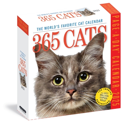 Image for 365 Cats Page-A-Day Calendar 2025: The World's Favorite Cat Calendar 365 Cats Page-A-Day Calendar 2025: The World's Favorite Cat Calendar