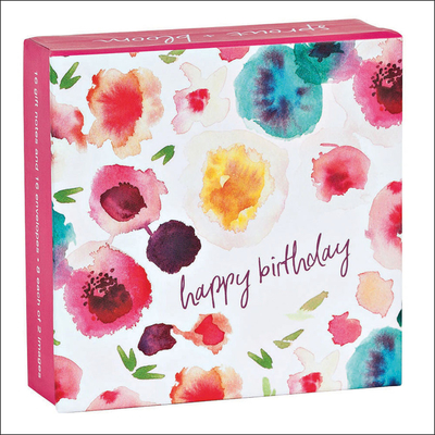 Image for Sprout + Bloom Mini FlipTop Notecard Box: Mini FlipTop Notecard Box, gift enclosures with envelopes packaged in an art box with magnetic closure