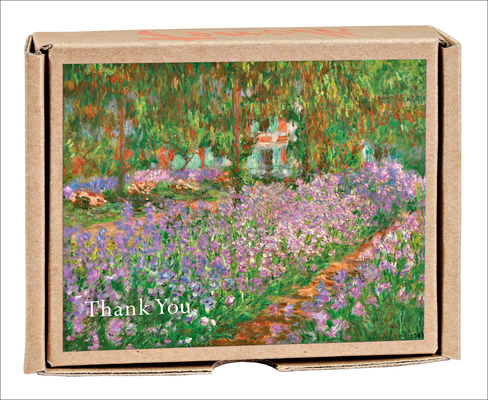 Image for Claude Monet GreenThanks: GreenThanks, standard size full color blank Thank You cards packaged in an eco-friendly kraft box