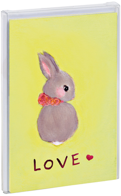 Image for Bunny Love Big Notecard Set with foil accents: Big Notecard Set