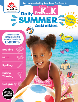 Daily Summer Activities: Between Prek and Kindergarten, Prek - K Workbook