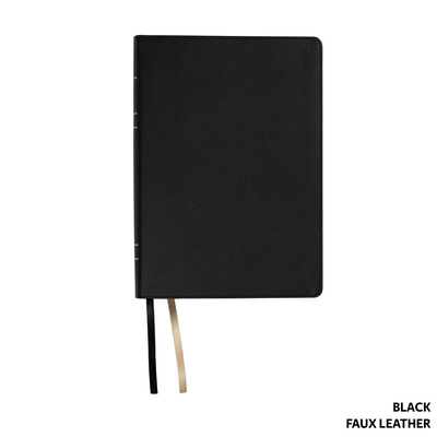 Image for Legacy Standard Bible, Inside Column Reference Paste-Down Black Faux Leather (LSB)