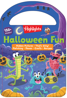 Halloween Fun: Spooktacular Puzzles, Crafts, Recipes and More Halloween Activities for Toddlers, 48-Page Halloween Board Book for Kids (Carry and Play Activity Books)