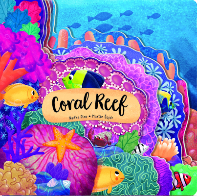 Discovering the Secret World: Coral Reef (Happy Fox Books) Board Book Teaches Kids Ages 3-6 about a Reef, Diving Deeper into the Sea with Every Page, with Educational Fun Facts
