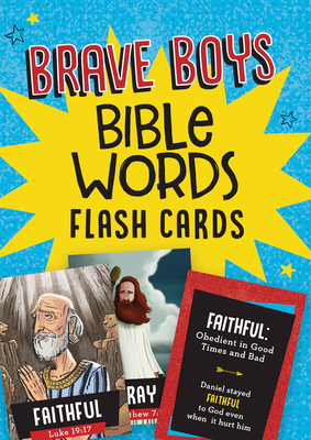 Image for Brave Boys Bible Words Flash Cards