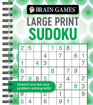 Brain Games - Large Print Sudoku (Swirls)