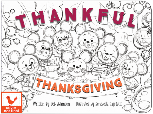 Thankful Thanksgiving Small Children's Picture Board Book Exploring Gratitude and Thankfulness