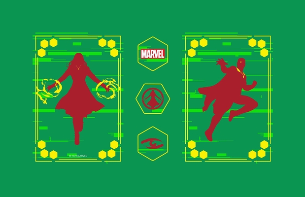 Marvel: The Tiny Book of Scarlet Witch and Vision: (Wanda Maximoff and Vision Comics, Geeky Novelty Gifts for Marvel Fans)
