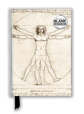 Leonardo da Vinci: Vitruvian Man (Foiled Blank Journal) (Flame Tree Blank Notebooks)
