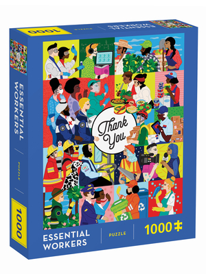 Image for Chronicle Books Essential Workers 1000-Piece Puzzle, Multicolor