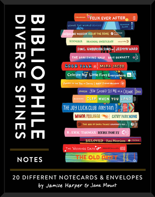 Image for {NEW} Bibliophile Diverse Spines Notes: 20 Different Notecards & Envelopes