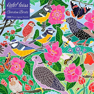 Image for Adult Jigsaw Puzzle: Kate Heiss: Garden Birds: 1000-piece Jigsaw Puzzles