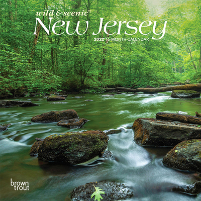 New Jersey Wild & Scenic 2022 7 x 7 Inch Monthly Mini Wall Calendar, USA United States of America Northeast State Nature
