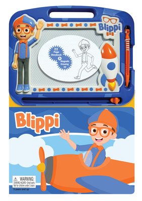 Blippi Activity Book Learning, Writing, Sketching with Magnetic Drawing Doodle Pad for Kids Children Toddlers Ages 3 and Up - Gift for Easter Holiday Christmas, Birthday